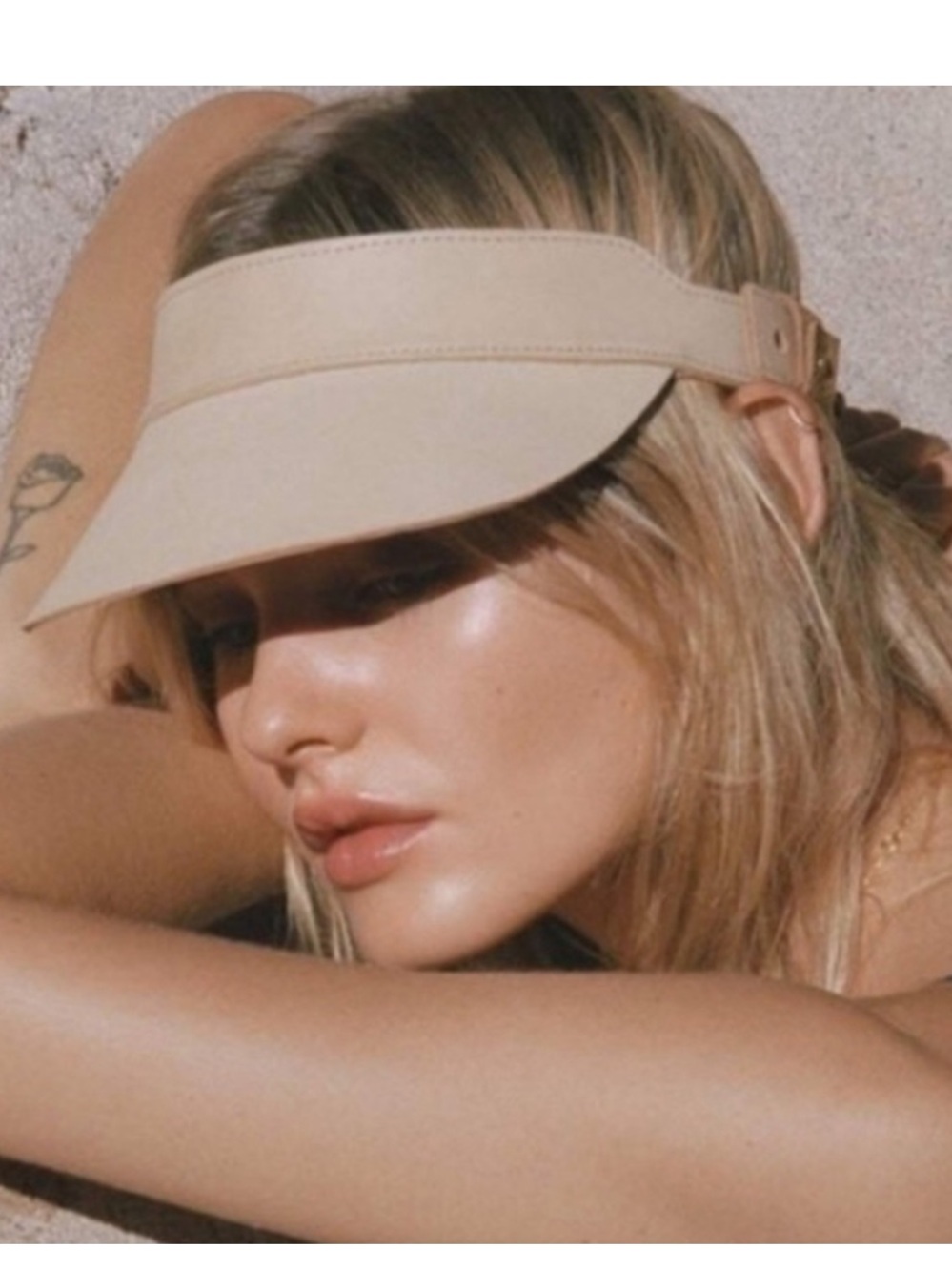 Lack of Color Australian Sun Visor Faux Leather